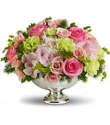 Teleflora's Garden Rhapsody Centerpiece from Backstage Florist in Richardson, Texas